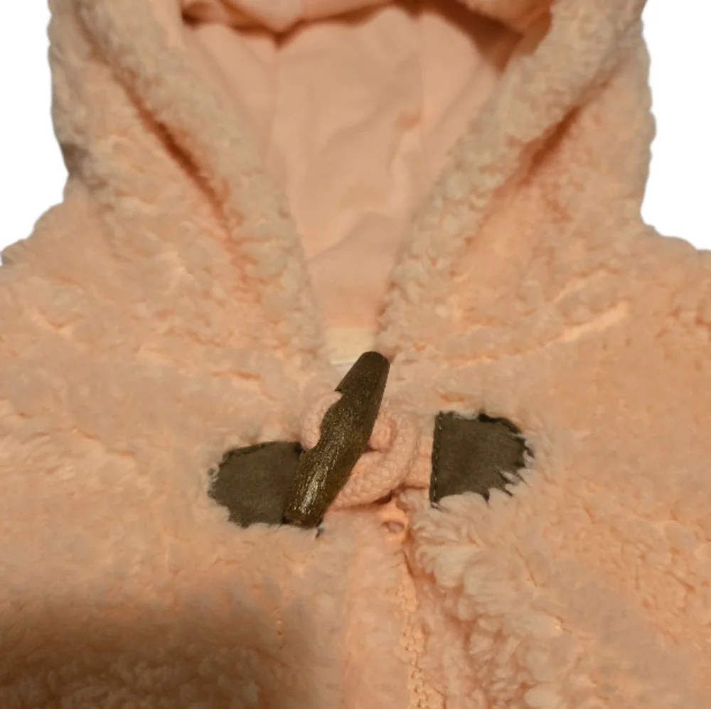 Carter's Peach Fleece Kids Footie